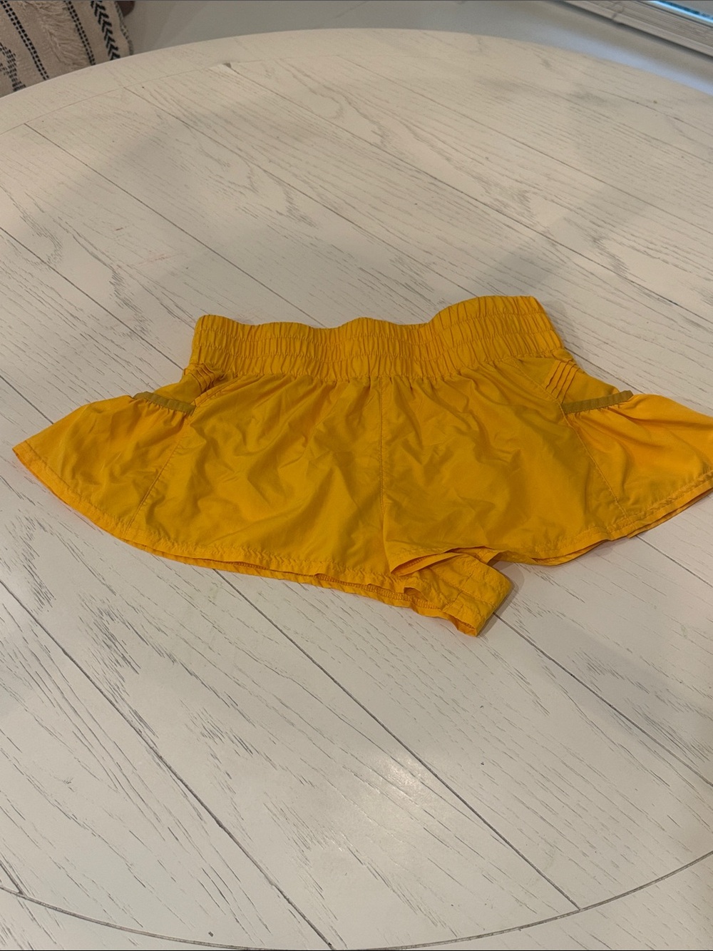 Free People Yellow Women’s Athletic Shorts